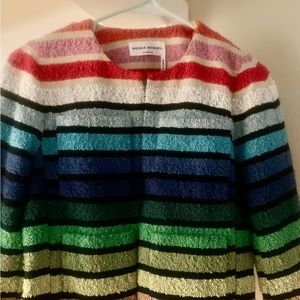 Sonia Rykiel Rainbow Tweed Jacket 36